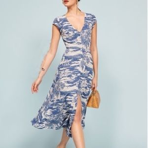 Reformation Wellfleet Midi Dress in Toscana